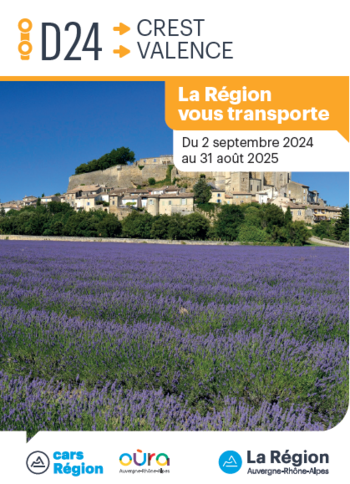 Ligne cars D24 : Valence Etoile-sur Rhone Montoison Crest